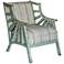 Uttermost Surata Sea Glass Distressed Wood Accent Chair