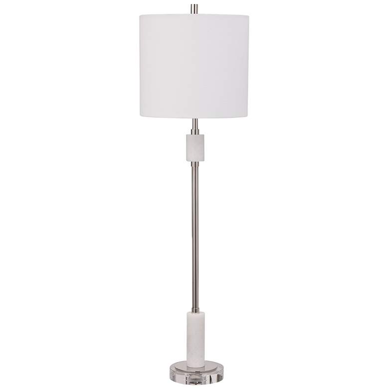 Image 2 Uttermost Sussex Polished Nickel Buffet Table Lamp