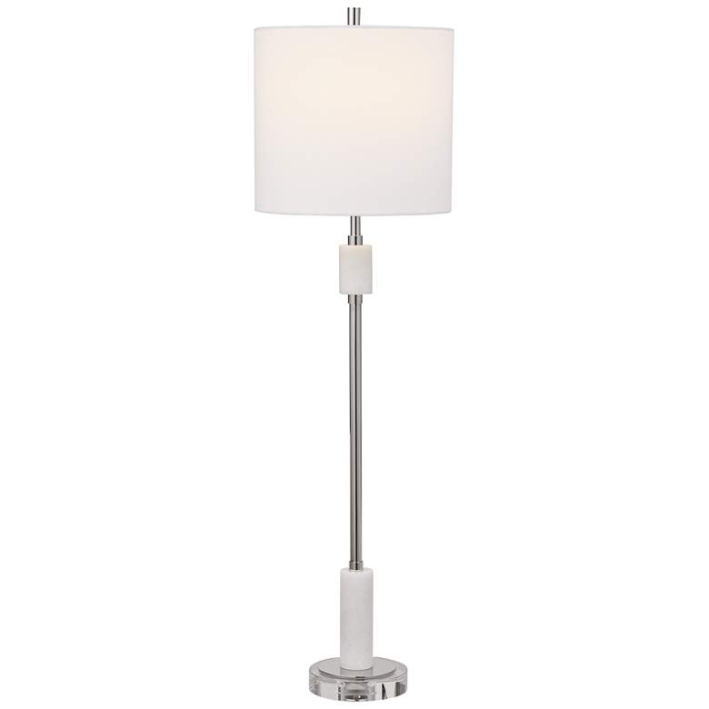 Image 6 Uttermost Sussex Polished Nickel Buffet Table Lamp more views