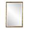 Uttermost Sutton 24 1/4" x 36 1/4" Gold Rectangle Wall Mirror
