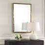 4_Uttermost Sutton 24 1/4" x 36 1/4" Gold Rectangle Wall Mirror more views