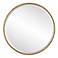 Uttermost Sutton Aged Gold 47" Round Oversized Wall Mirror