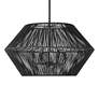 3_Uttermost Suva 28" Black Natural Rope 4-Light Modern Chandelier more views