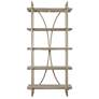 Uttermost Sway 88" H Silver Leaf Etagere