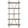 Uttermost Sway 88" H Silver Leaf Etagere