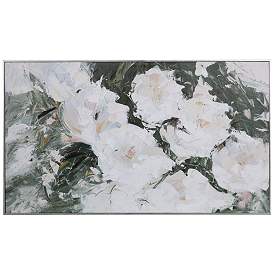 Image2 of Uttermost Sweetbay Magnolias 57" Wide Framed Canvas Wall Art
