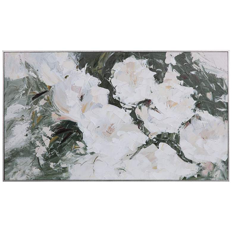 Image 2 Uttermost Sweetbay Magnolias 57 inch Wide Framed Canvas Wall Art