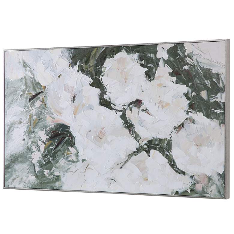 Image 4 Uttermost Sweetbay Magnolias 57" Wide Framed Canvas Wall Art more views