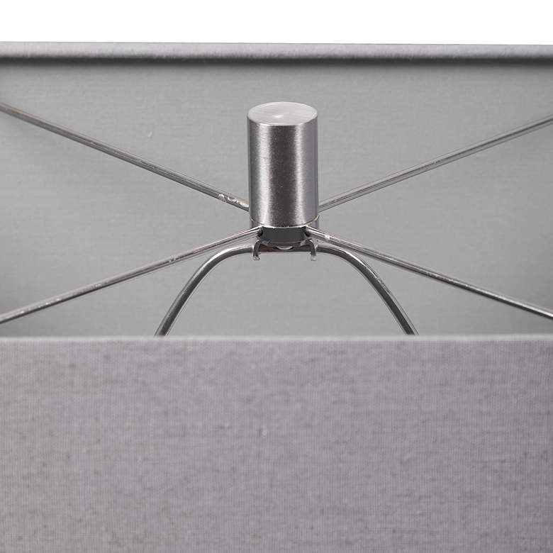 Image 3 Uttermost Sycamore 36" High Modern Gloss White Ceramic Table Lamp more views