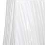 6_Uttermost Sycamore 36" High Modern Gloss White Ceramic Table Lamp more views