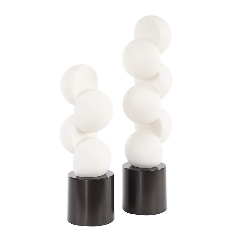 Image 2 Uttermost Symmetry 2-Piece Stone Sculptures