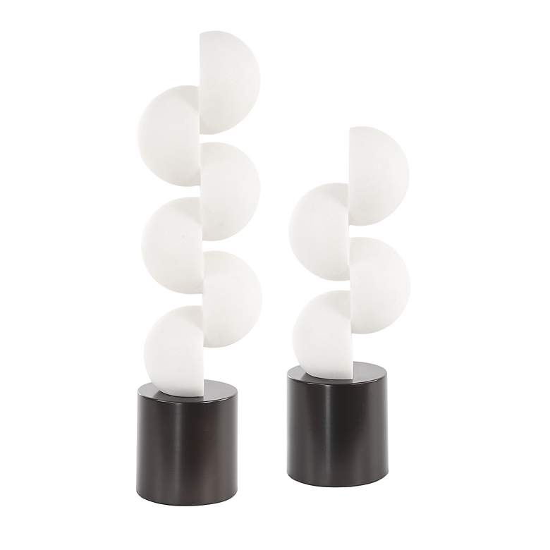 Image 4 Uttermost Symmetry 2-Piece Stone Sculptures more views