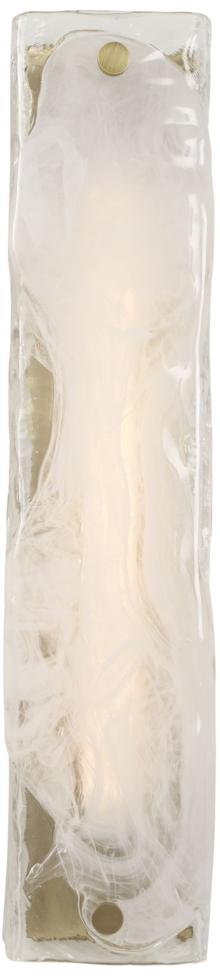 Image 4 Uttermost Taffy 24" White and Brass 1-Light LED Wall Sconce more views