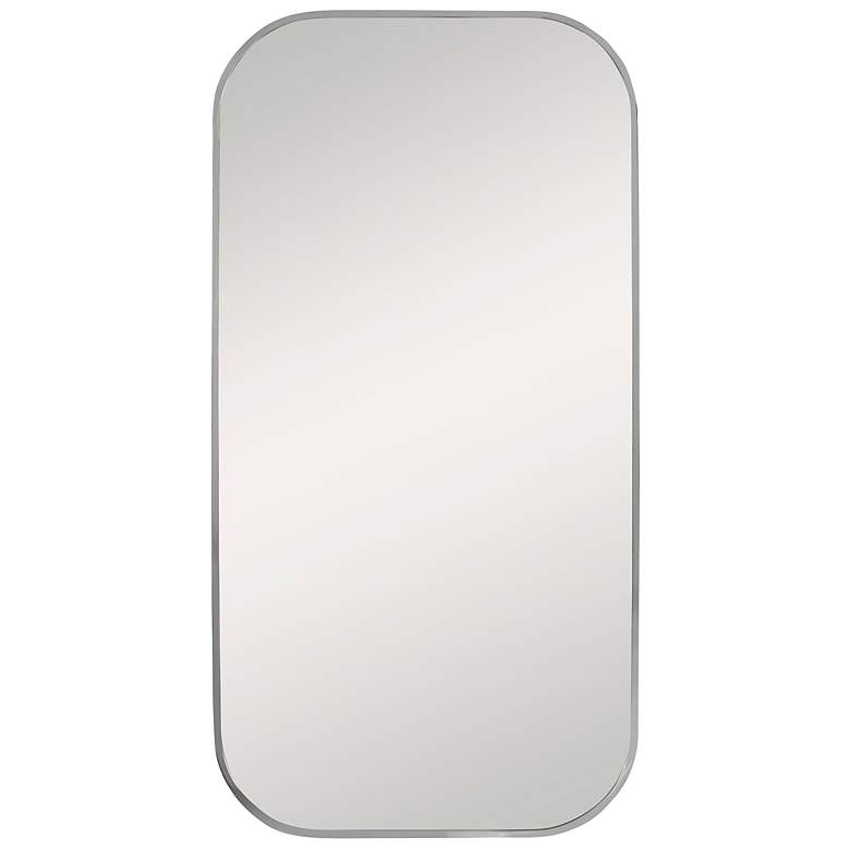 Image 2 Uttermost Taft 41" x 21" Polished Nickel Rectangular Wall Mirror