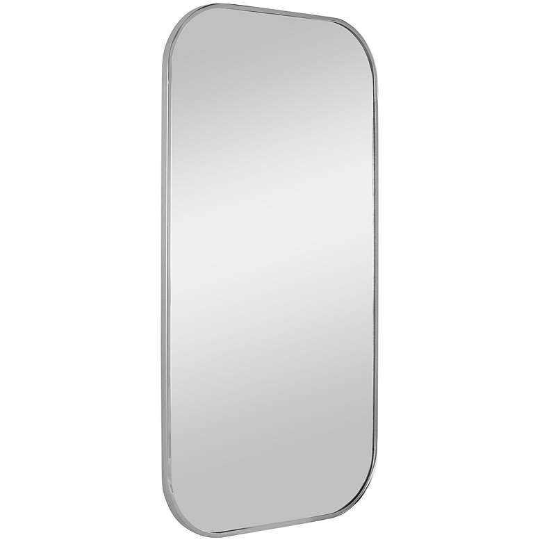 Image 4 Uttermost Taft 41" x 21" Polished Nickel Rectangular Wall Mirror more views