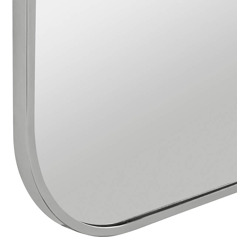 Image 5 Uttermost Taft 41" x 21" Polished Nickel Rectangular Wall Mirror more views