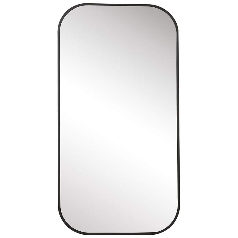 Image 2 Uttermost Taft Black 21" x 41" Framed Wall Mirror