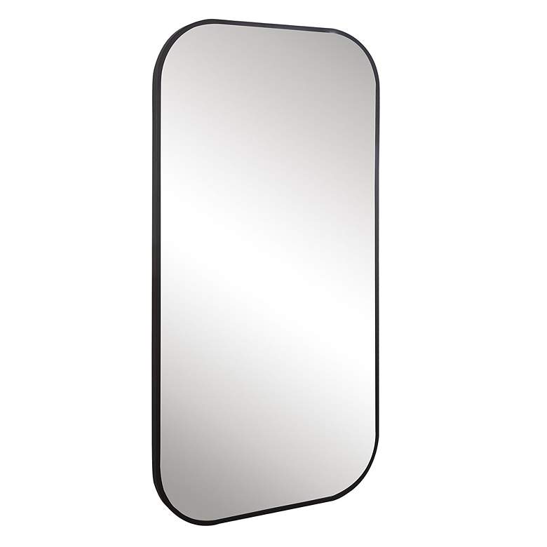 Image 3 Uttermost Taft Black 21" x 41" Framed Wall Mirror more views