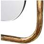 5_Uttermost Tahoma Gold Metal 30" x 50" Wall Mirror more views