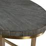 3_Uttermost Taja 30" High Walnut Oval Desk more views