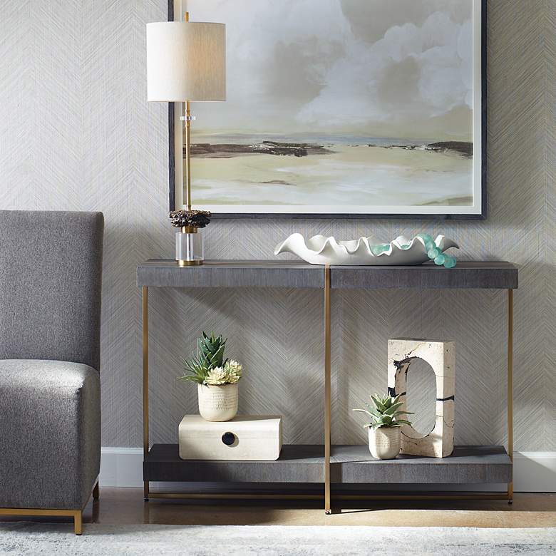 Image 4 Uttermost Taja 47 3/4" L x 31" H Console Table more views