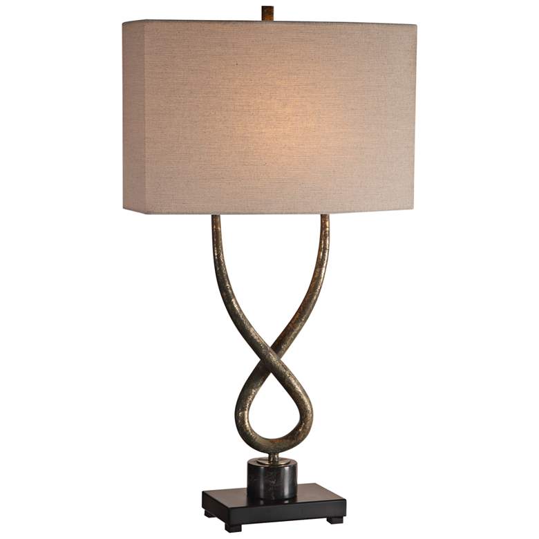 Image 2 Uttermost Talema 31" High Twisted Steel Base Table Lamp