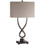 Uttermost Talema Twisted Steel Base Table Lamp