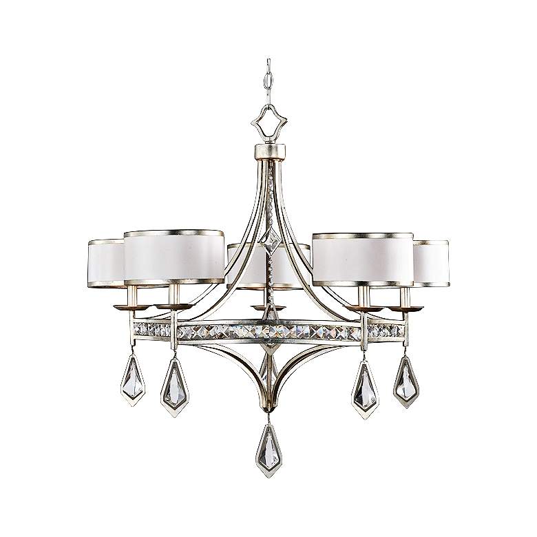 Uttermost Tamworth 34&quot; Wide Silver Champagne Chandelier
