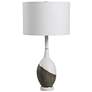 2_Uttermost Tanali 28 1/2" Charcoal and White Ceramic Table Lamp