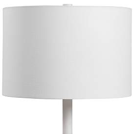Image4 of Uttermost Tanali Charcoal and Polished White Table Lamp more views