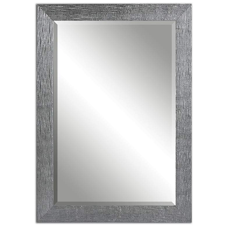 Image 2 Uttermost Tarek Silver 30 inch x 42 inch Decorative Wall Mirror