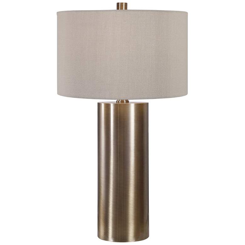 Image 2 Uttermost Taria Brass Steel Table Lamp