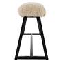 5_Uttermost Taupo 48" Length Beige and Black Bench more views