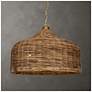 1_Uttermost Tauranga 30" Wide 5 Lt Sea Grass Pendant