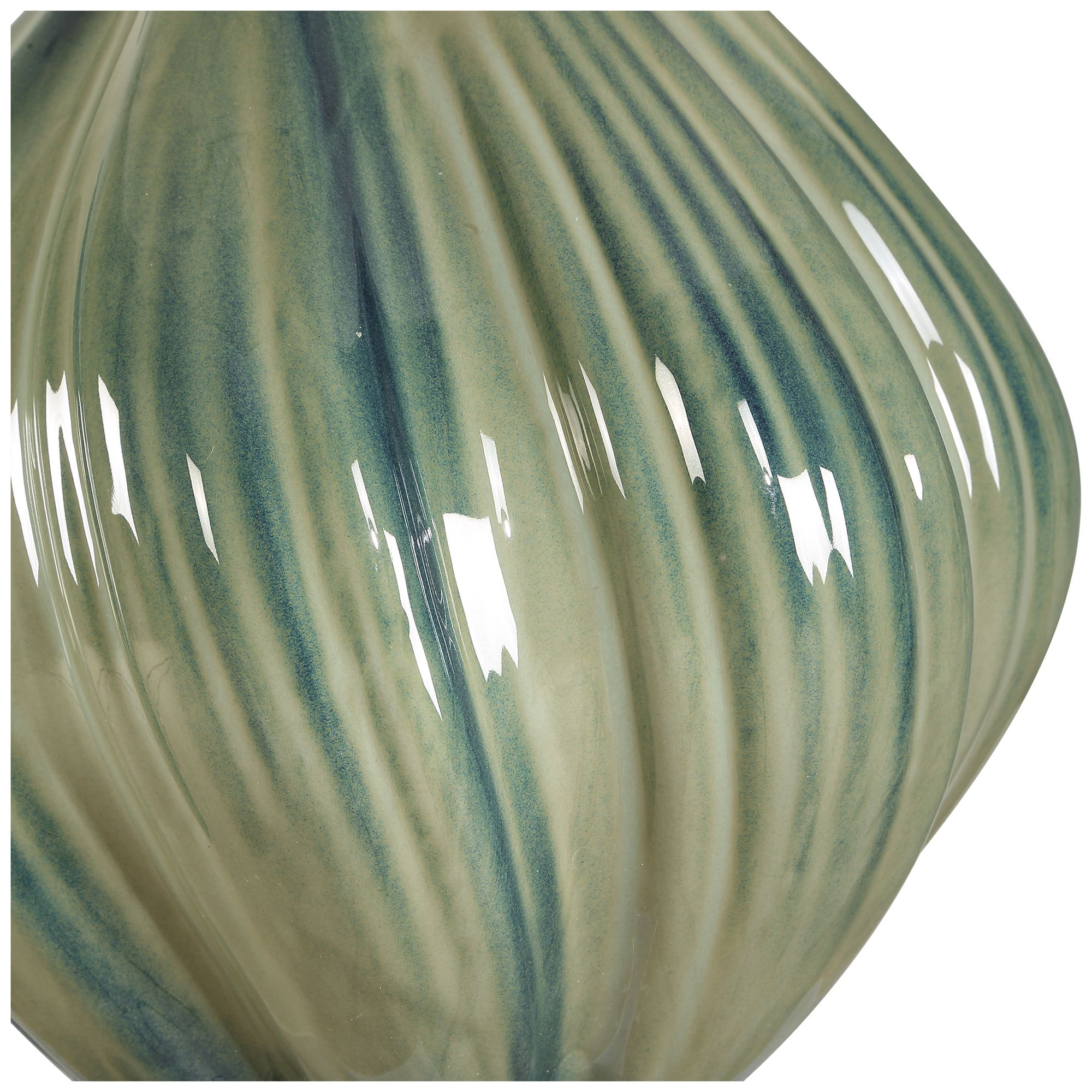 Image 5 Uttermost Tausha 25 1/2" Muted Green Ceramic Table Lamp more views