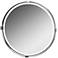 Uttermost Tazlina Brushed Nickel 29 1/2" Round Wall Mirror