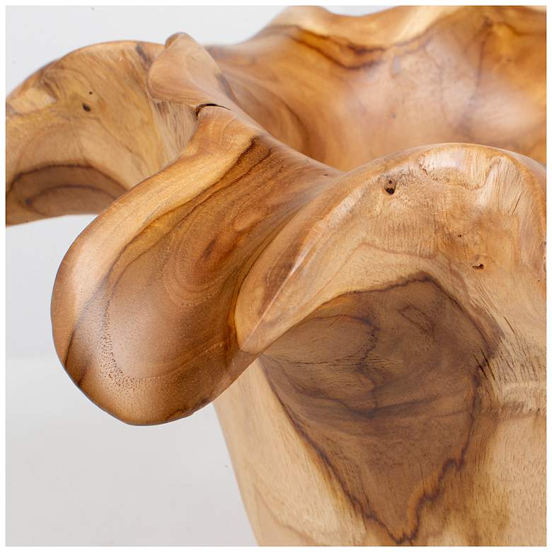 Image 7 Uttermost Teak Flow Natural Indoor-Outdoor Bowl more views