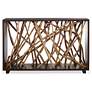 3_Uttermost Teak Maze 54" Wide Walnut Wood Console Table