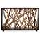 Uttermost Teak Maze 54" Wide Walnut Wood Console Table