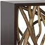 5_Uttermost Teak Maze 54" Wide Walnut Wood Console Table more views