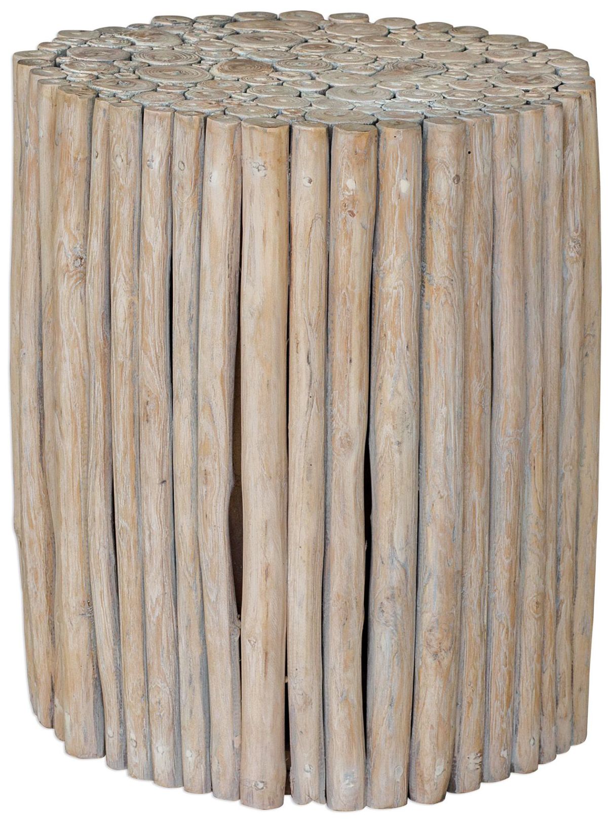 Uttermost Tectona 21 1/2" Wide Natural Teak Wood End Table