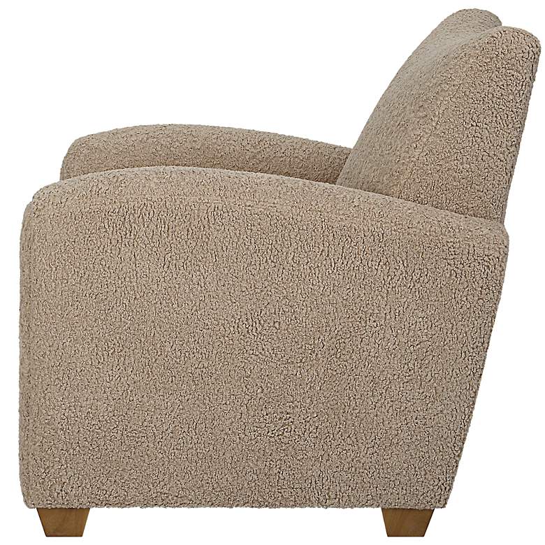 Image 7 Uttermost Teddy Latte Accent Chair more views