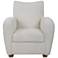 Uttermost Teddy Off-White Faux Shearling Accent Chair