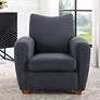 3_Uttermost Teddy Slate Accent Chair more views