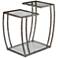 Uttermost Teeranie Burnished Silver Accent Table