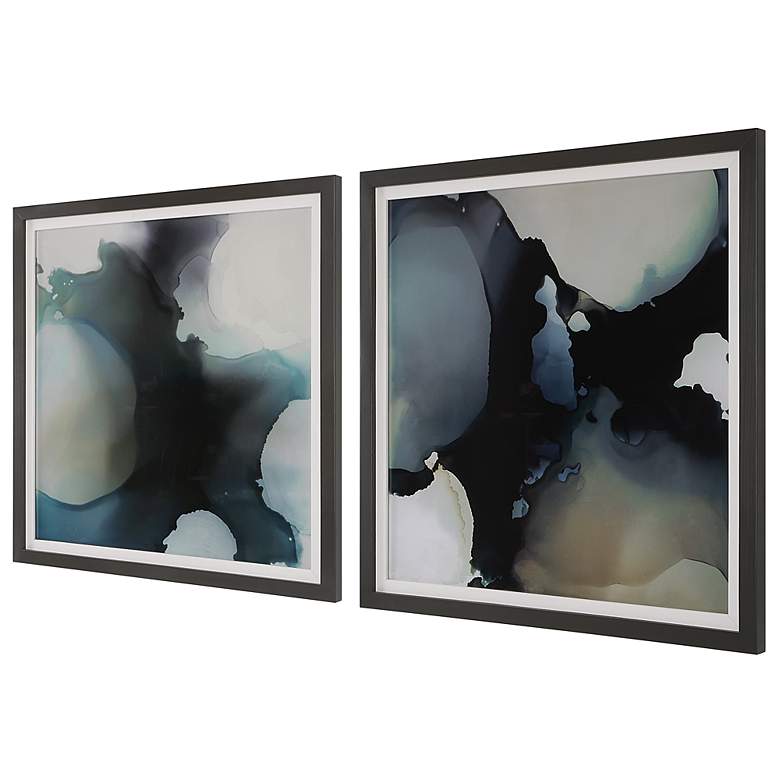 Image 5 Uttermost Telescopic 34" Square 2-Piece Framed Wall Art Set more views