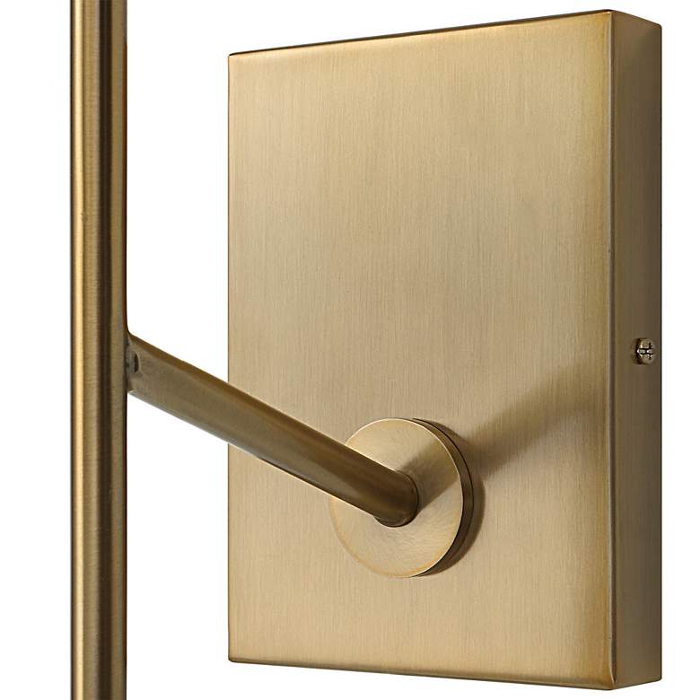 Image 6 Uttermost Telesto 22" High Antique Brass Black Wall Sconce more views