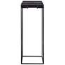 Uttermost Telone 13" Wide Dark Oxidized Black Pedestal Table