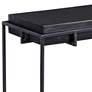 Uttermost Telone 22" Wide Dark Oxidized Black Side Table