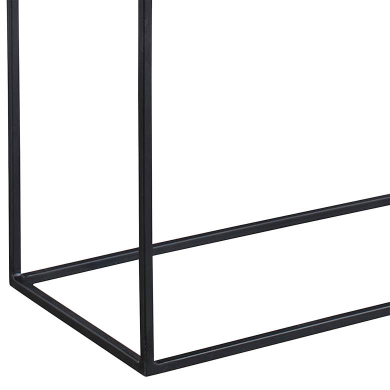 Image 4 Uttermost Telone 22" Wide Dark Oxidized Black Side Table more views